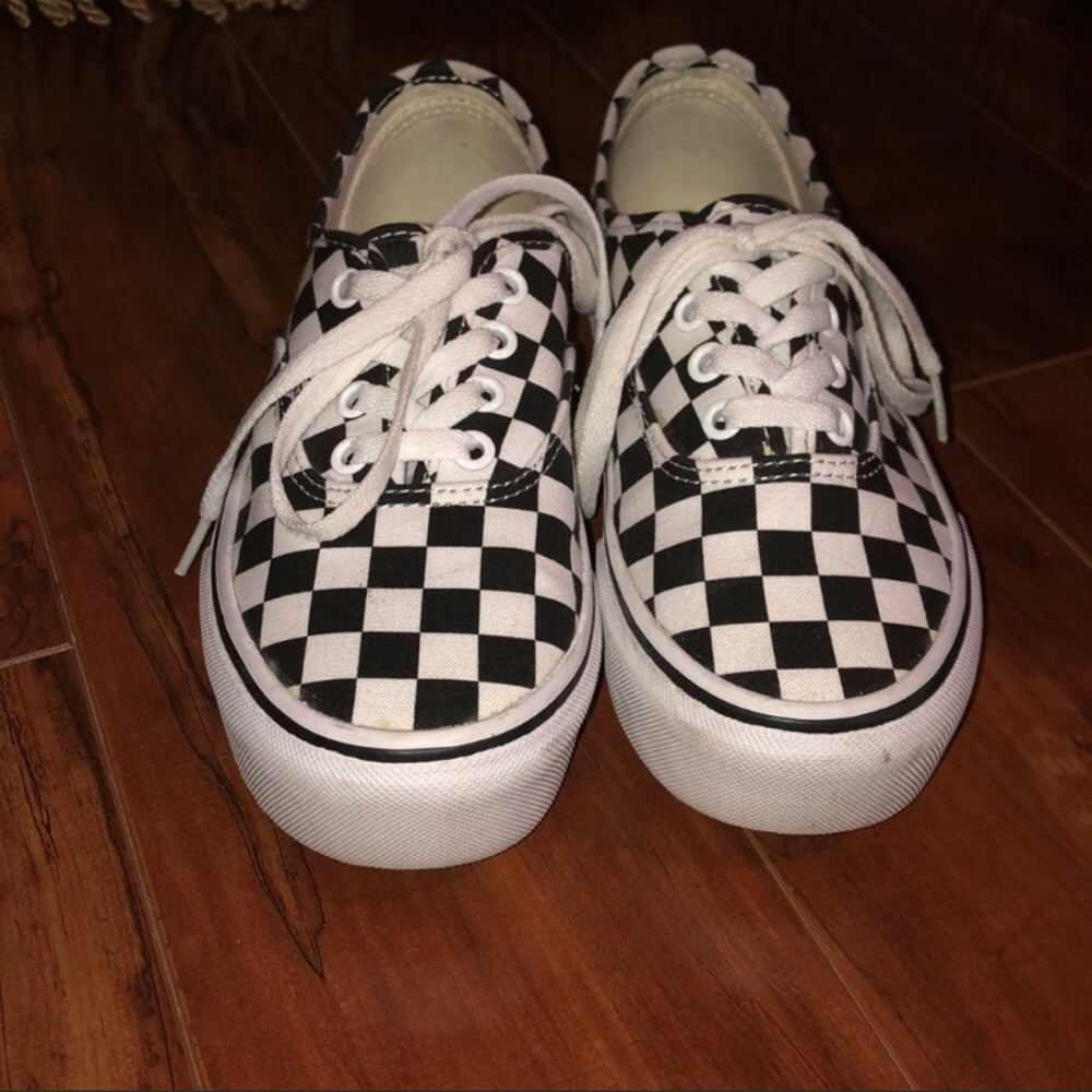 Vans checkerboard authentic platform 🏁